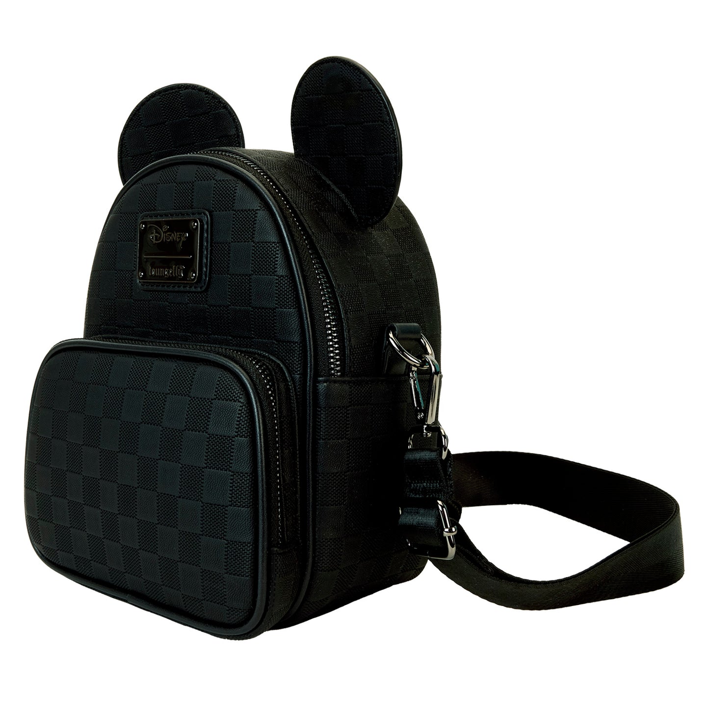 Mickey Mouse Checkered Texture Convertible Mini Backpack & Crossbody Bag - PREORDER