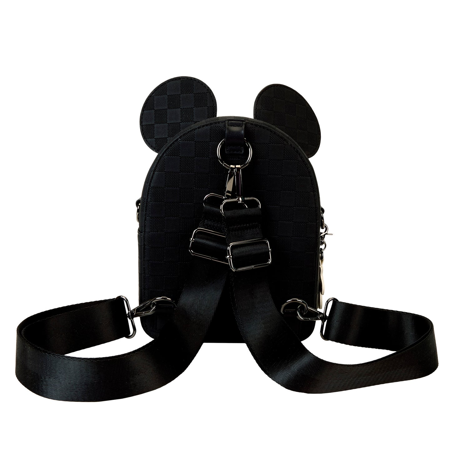 Mickey Mouse Checkered Texture Convertible Mini Backpack & Crossbody Bag - PREORDER