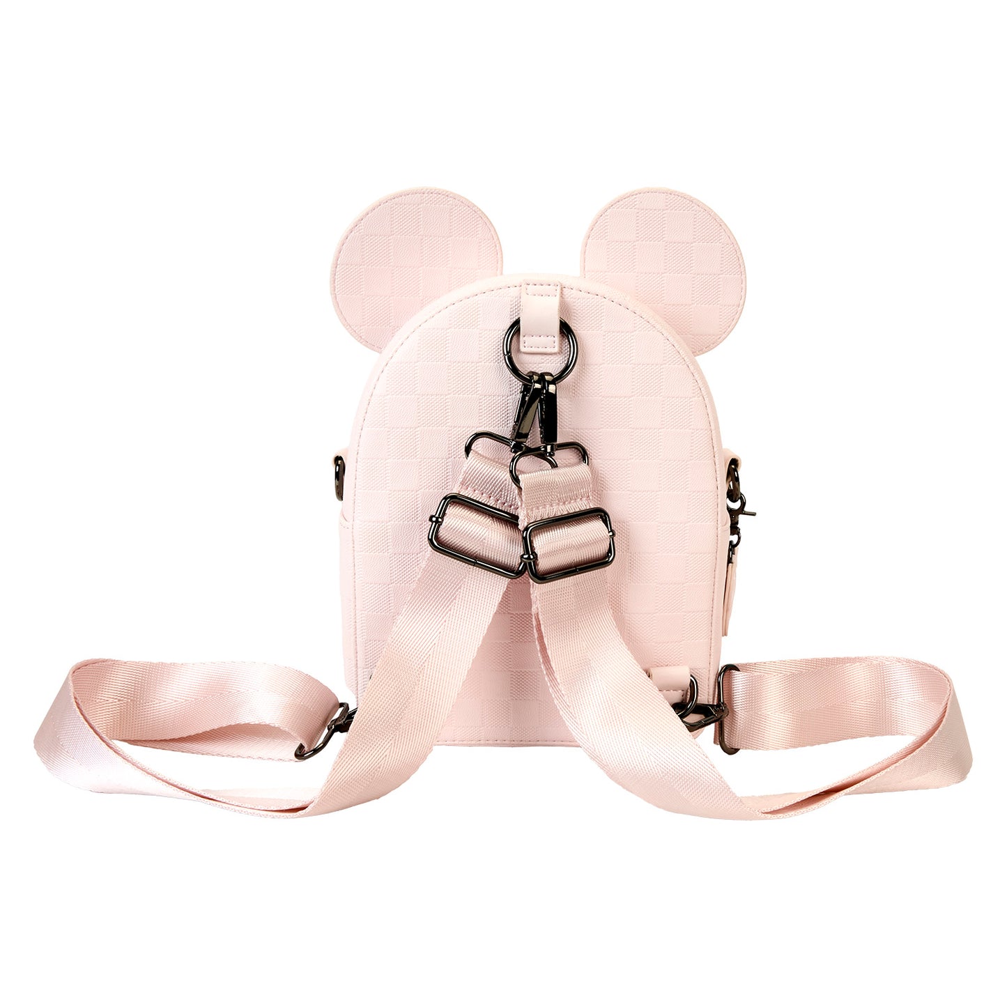 Minnie Mouse Checkered Texture Convertible Mini Backpack & Crossbody Bag - PREORDER