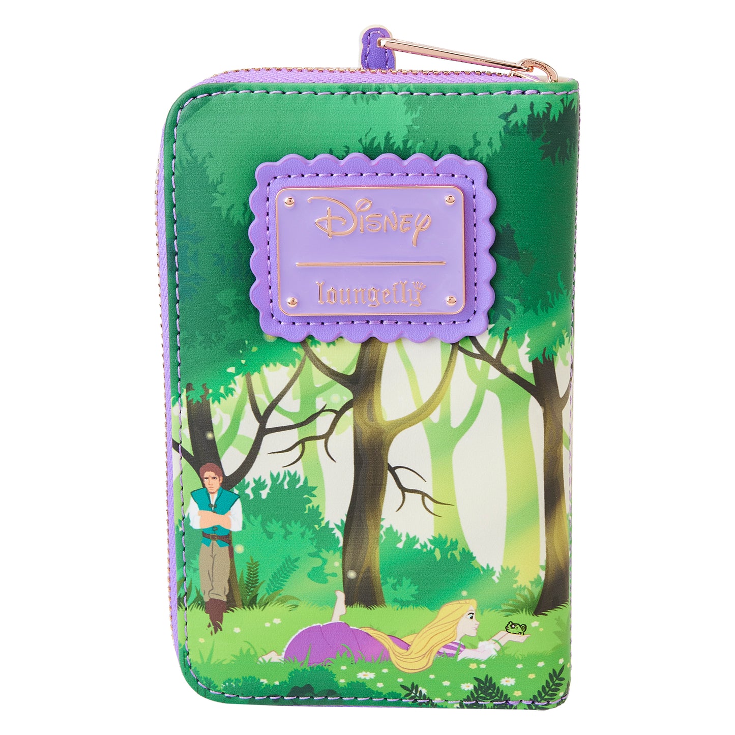 Tangled Rapunzel Swinging from the Tower Zip-Around Wallet