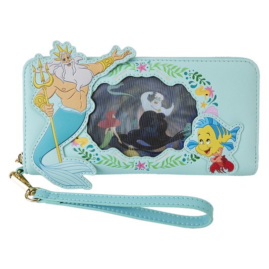 The Little Mermaid Princess Lenticular Wristlet Wallet -  **PREORDER**