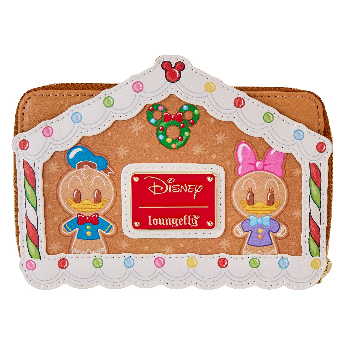 Mickey and Friends Gingerbread House Zip Wallet-  **PREORDER**