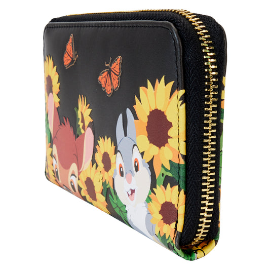 Bambi Sunflower Friends Zip Around Wallet - **PREORDER**