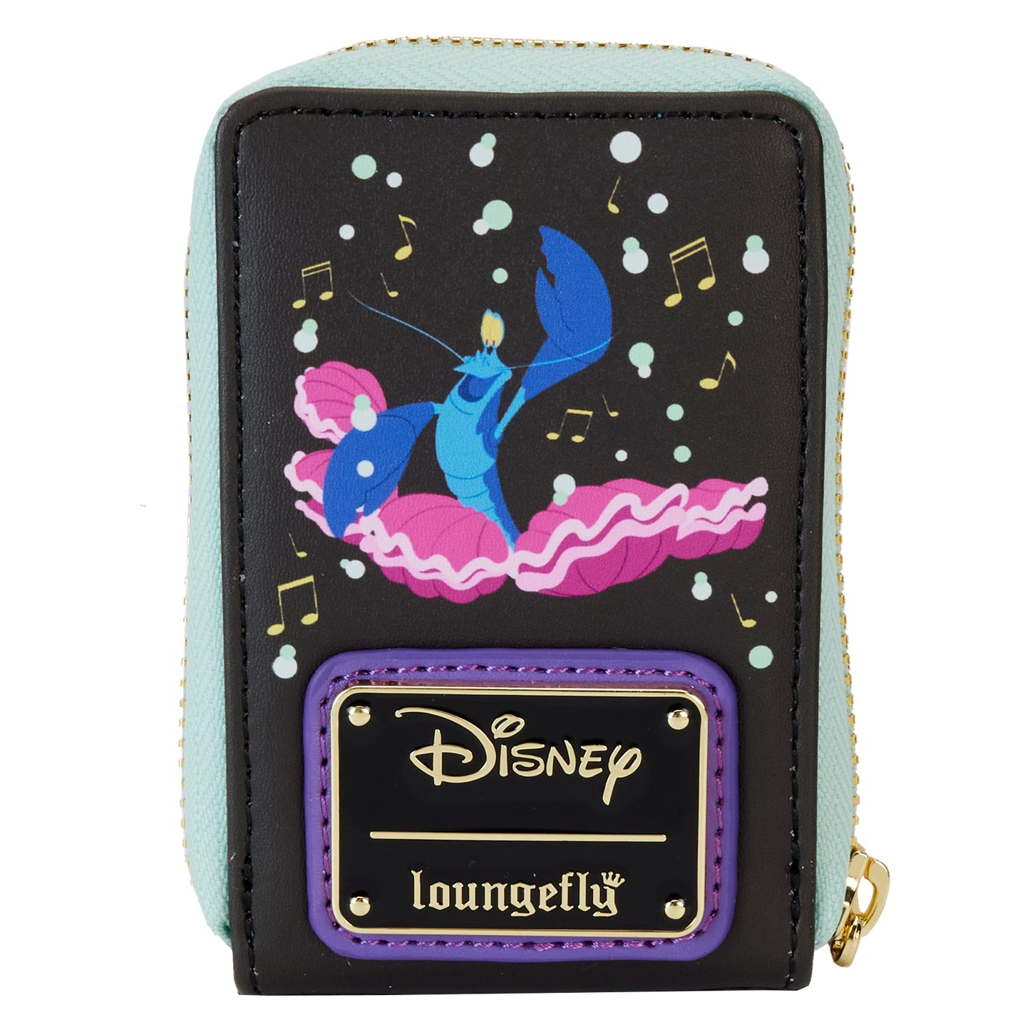 The Little Mermaid 35th Anniversary Life is the Bubbles Accordion Zip Around Wallet - **PREORDER**