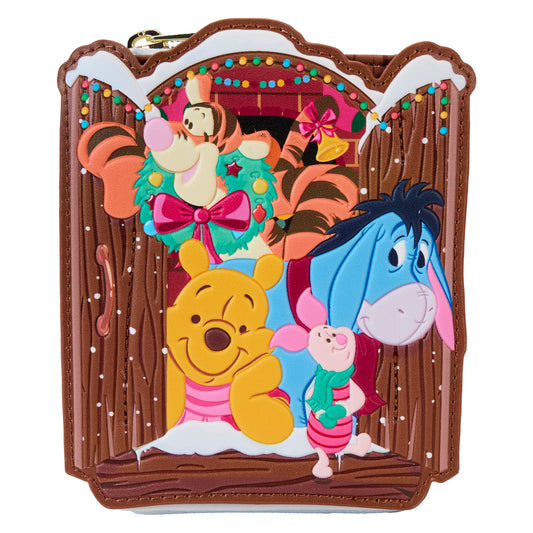 Winnie The Pooh & Friends Christmas Greetings Zip Around Wallet - PREORDER