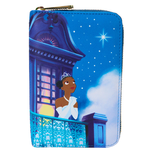 The Princess And The Frog 15th Anniversary Tiana Wishing Star Glow Zip Around Wallet - PREORDER