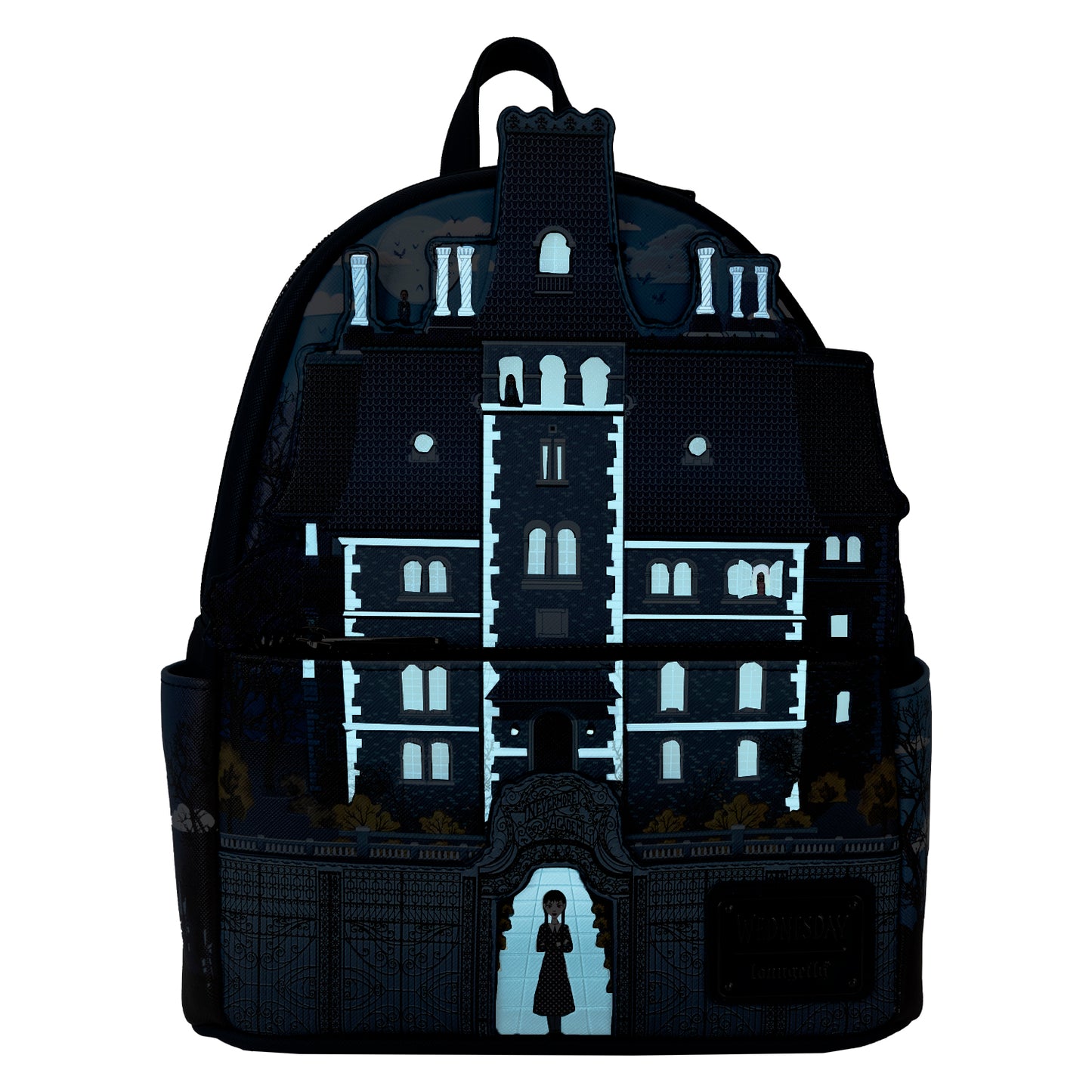 Wednesday Nevermore Academy Castle Glow Mini Backpack  - PREORDER