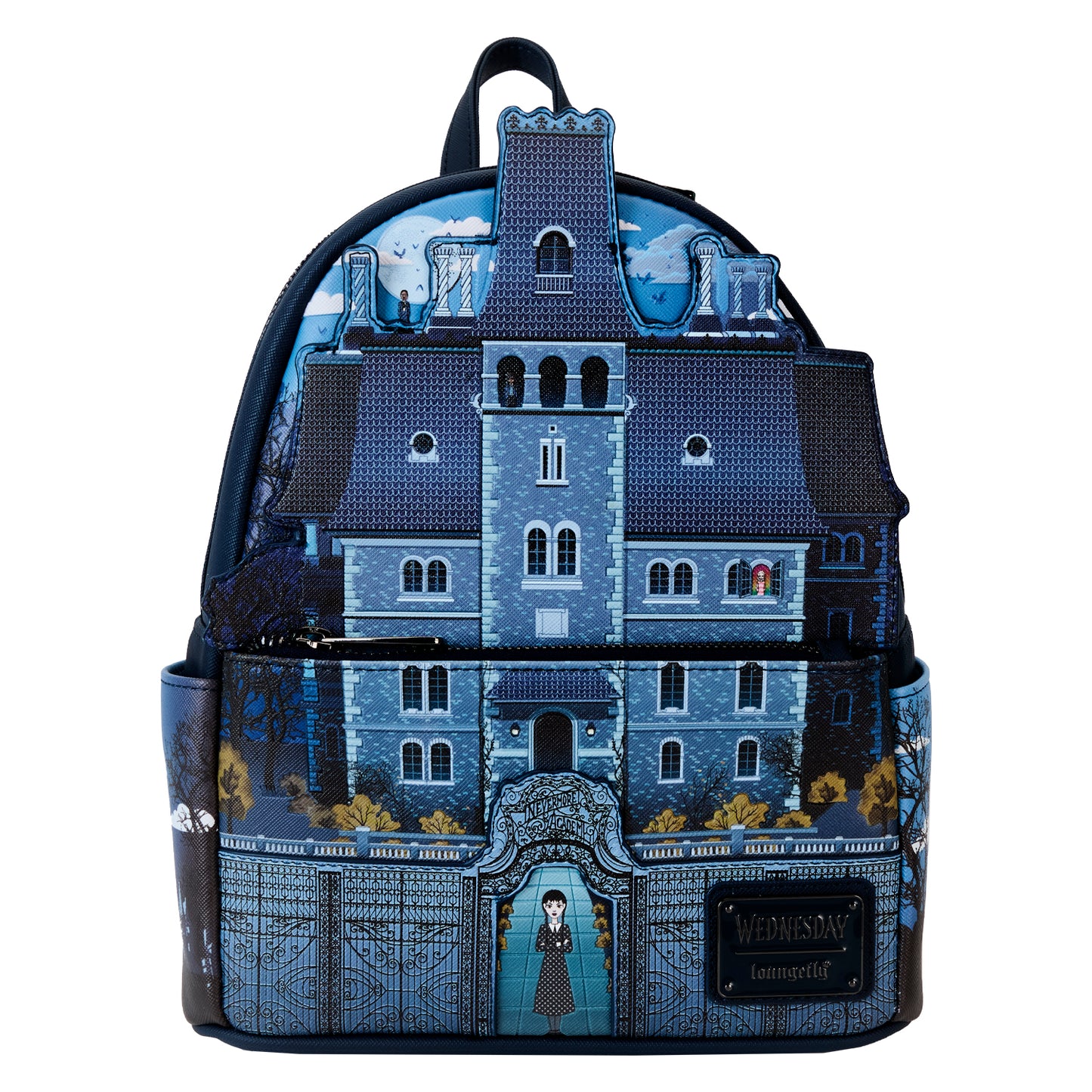 Wednesday Nevermore Academy Castle Glow Mini Backpack  - PREORDER