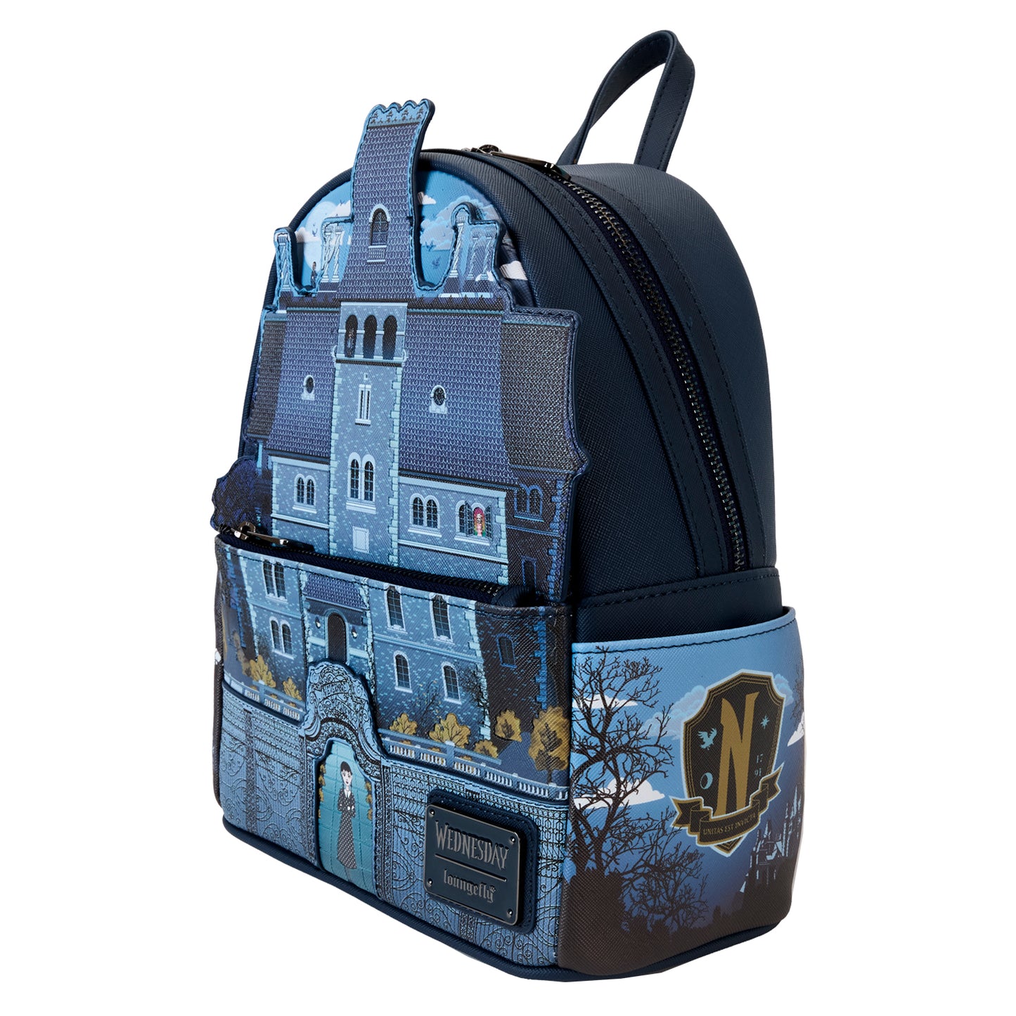 Wednesday Nevermore Academy Castle Glow Mini Backpack  - PREORDER