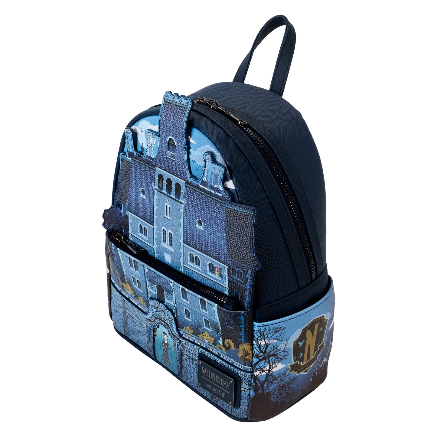 Wednesday Nevermore Academy Castle Glow Mini Backpack  - PREORDER