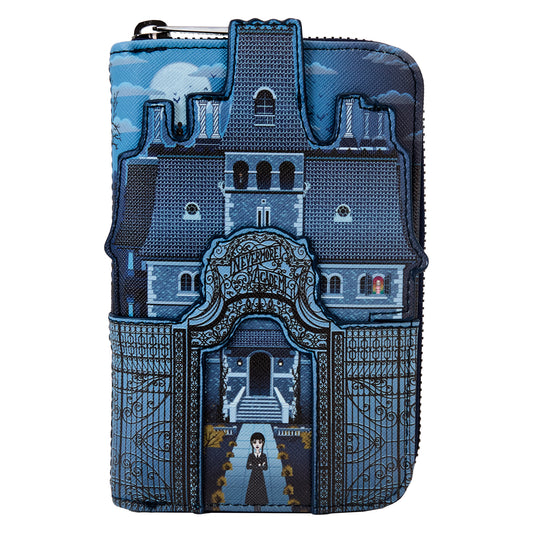 Wednesday Nevermore Academy Castle Zip Around Wallet - PREORDER