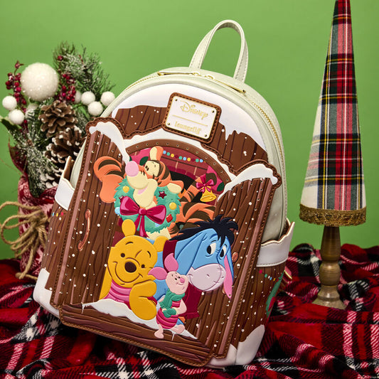 Winnie The Pooh & Friends Christmas Greetings Light Up Mini Backpack - PREORDER