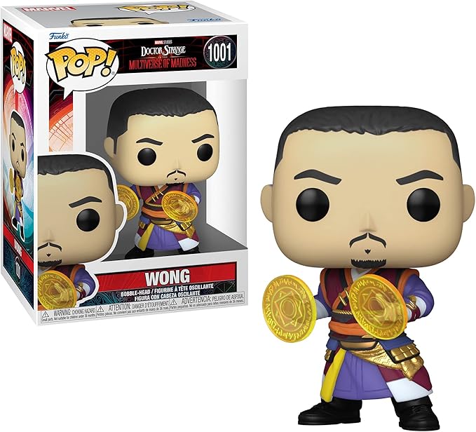 Funko Pop! Marvel: Doctor Strange in The Multiverse of Madness Collectors Set Wong, America Chavez, Master Mordo, Supreme Strange, Sara, Doctor Strange