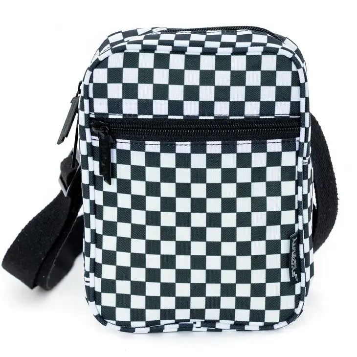 Checkered Convertible Crossbody Sidekick Sling Bag