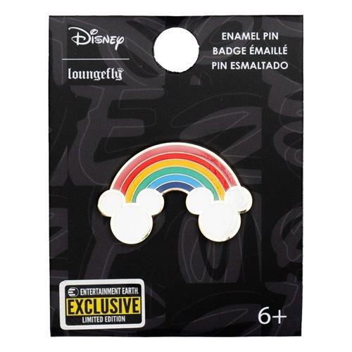 Mickey Mouse Rainbow Clouds Enamel Pin - Entertainment Earth Exclusive - Happy Mile Style