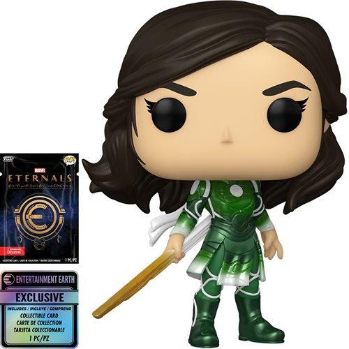 Eternals Sersi Pop! Vinyl Figure with Collectible Card - Entertainment Earth Exclusive