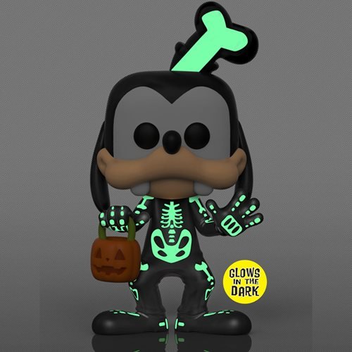 Disney Skeleton Goofy Glow-in-the-Dark Pop! Vinyl Figure - Entertainment Earth Exclusive