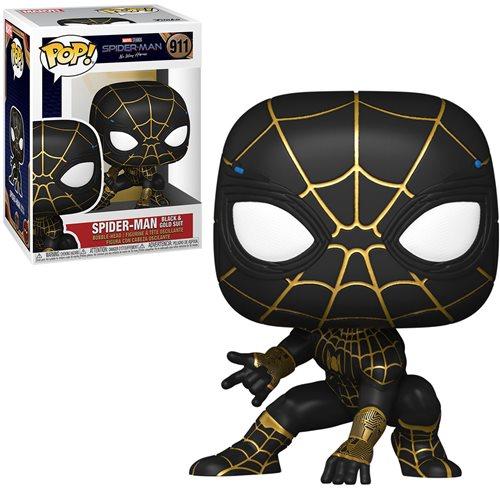 Spider-Man: No Way Home Spider-Man Black and Gold Suit Pop! Vinyl Figure - PREORDER - Happy Mile Style