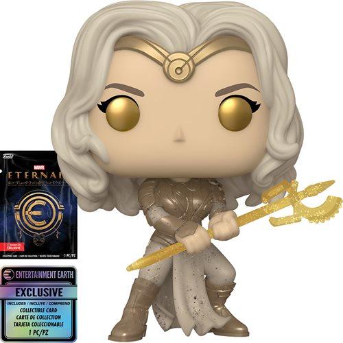 Eternals Thena Pop! Vinyl Figure with Collectible Card - Entertainment Earth Exclusive