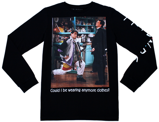 Friends "Could I BE wearing any more clothes" shirt by Cakeworthy - Happy Mile Style