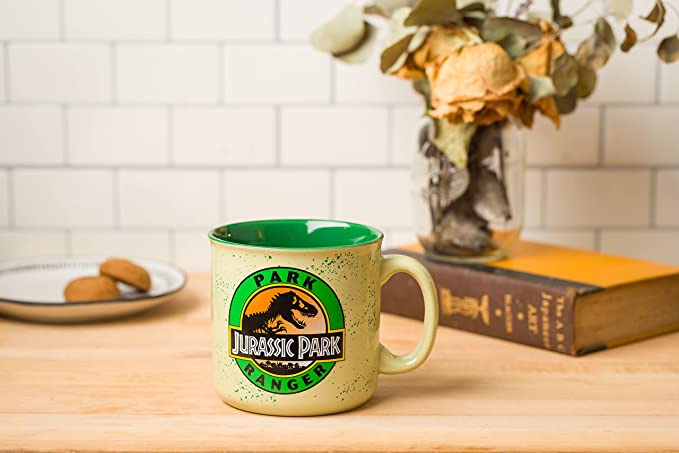Jurassic Park Ranger 20oz Ceramic Camper Mug
