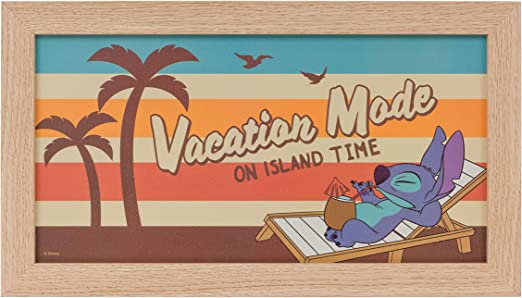Lilo and Stitch Vacation Mode Stripes Gel 10" x 18" Art