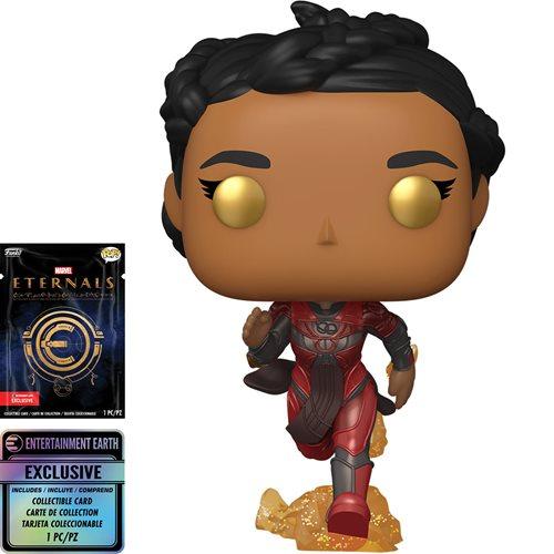 Eternals Makkari Pop! Vinyl Figure with Collectible Card - Entertainment Earth Exclusive