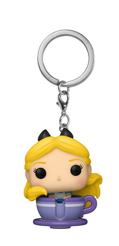 Disneyland 65th Anniversary Alice in Teacup Pocket Pop! Key Chain - Happy Mile Style