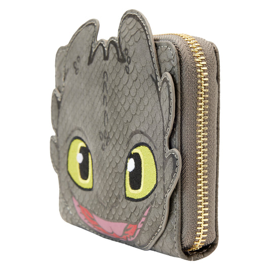 How to Train Your Dragon Toothless Cosplay Zip Around Wallet - **PREORDER**
