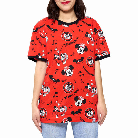 Disney 100 Mouseketeers Unisex Ringer Tee