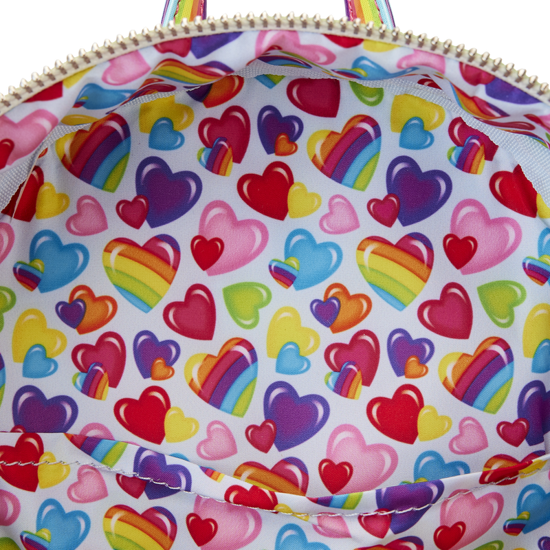 Lisa Frank Rainbow Heart Mini Backpack