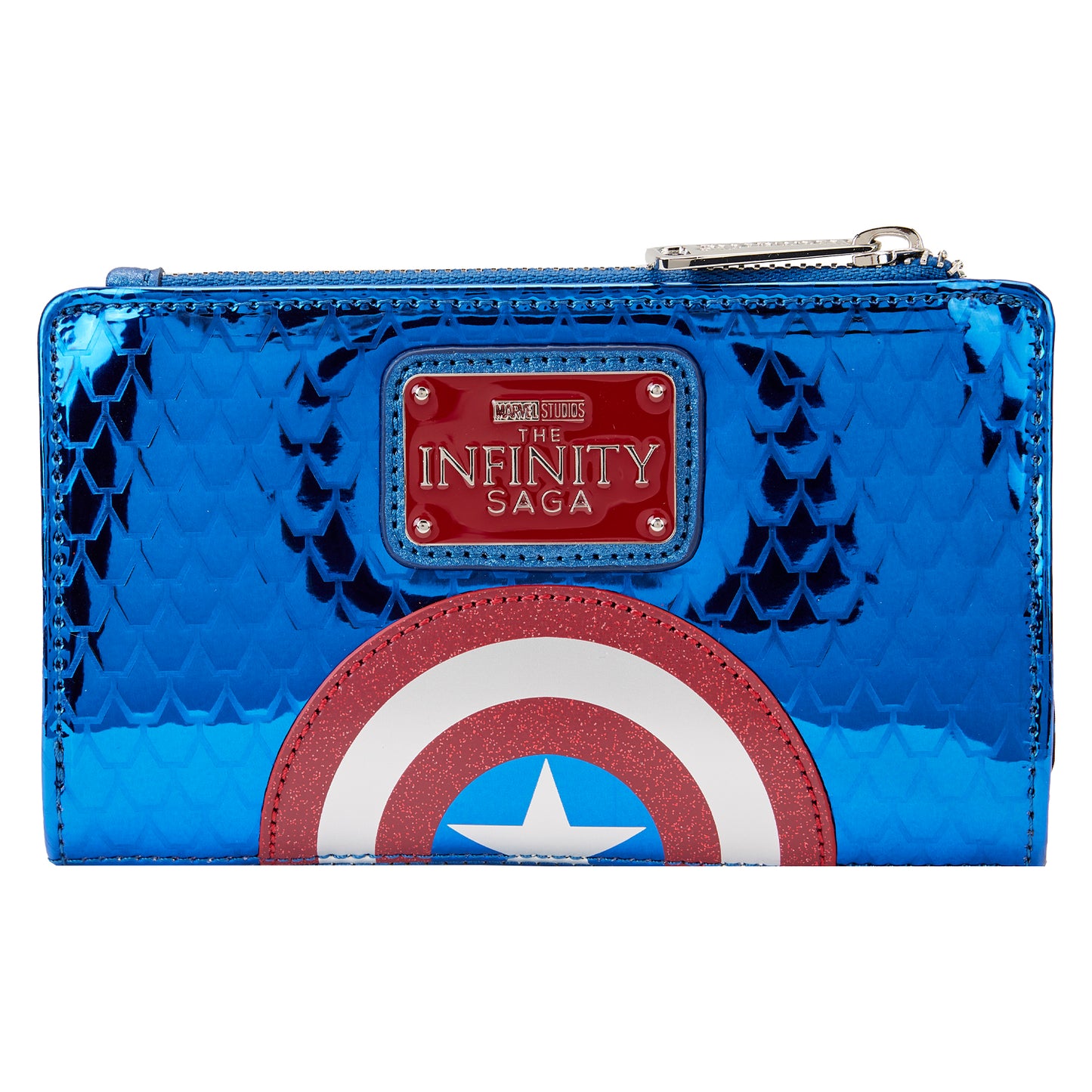 Marvel Shine Captain America Zip Around Wallet