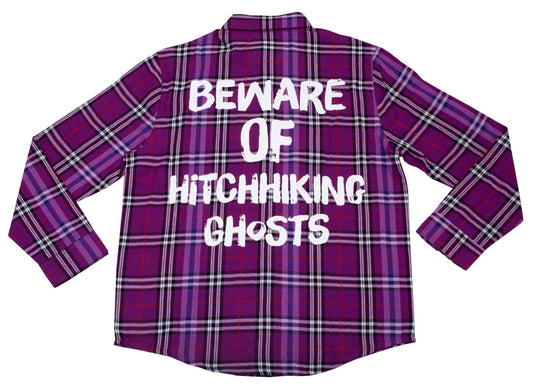The Haunted Mansion Hitchhiking Ghosts Flannel by Cakeworthy - Happy Mile Style