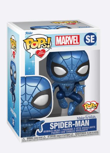 Make-A-Wish Spider-Man Metallic Pop! Vinyl Figure