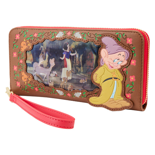 Snow White Lenticular Princess Series Zip Around Wristlet Wallet **PREORDER**