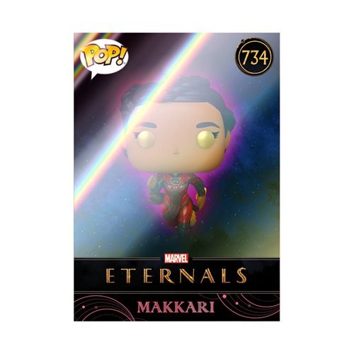 Eternals Makkari Pop! Vinyl Figure with Collectible Card - Entertainment Earth Exclusive