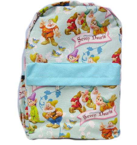 Seven Dwarfs  16″ Large All Over Print Backpack - Happy Mile Style