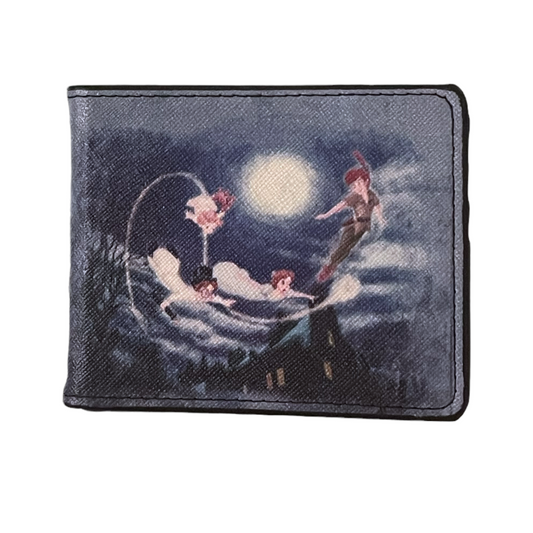 Peter Pan Take Me to Neverland bi-fold wallet-MANUFACTURING FLAW